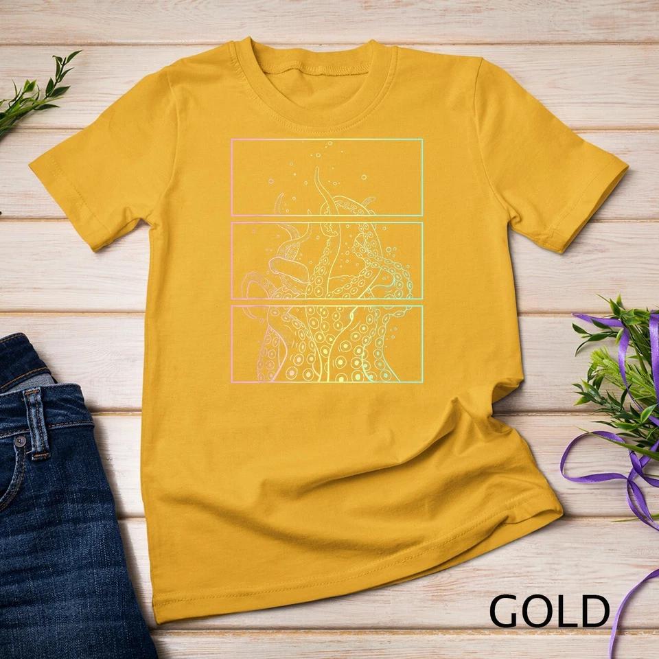 Pastel Goth Octopus T-Shirt Unisex T-shirt 3 S
