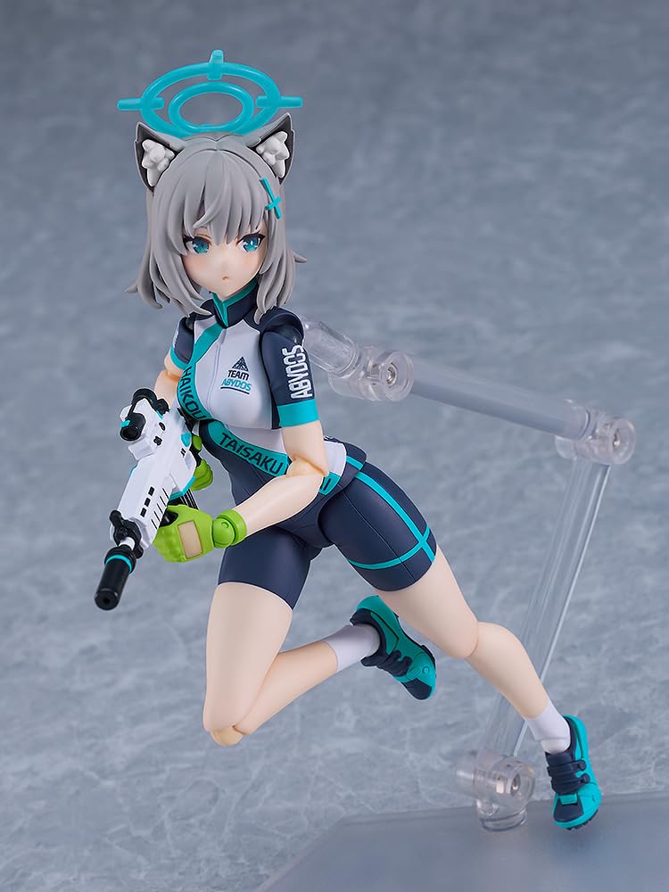 Figma Blue Archive Shiroko Sand Wolf DX Edition Plastic Painted Movable Figure [Riding] Non-Scale