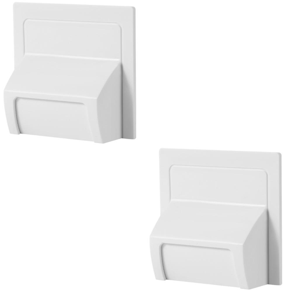 

Quick Installation Bathroom Wall Drain Protector ABS Material Drain Protector Sticker Bathroom Use белый