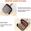 Grill Pan Aluminium For Stove Tops Non-Stick Marble Coating Aluminum Induction Steak Pan With Pour Spout
