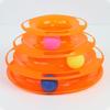 3/4 Levels Cat Toy Tower Turntable Roller Balls Toys Interactive Intelligence Training Track Puzzle Funny Games Accessories
