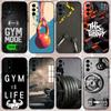 Fitness Bodybuilding Handyhülle Für Samsung Galaxy A13,A21s,A22,A31,A32,A52,A53,A71,A80,Weiche Schwarze Hülle