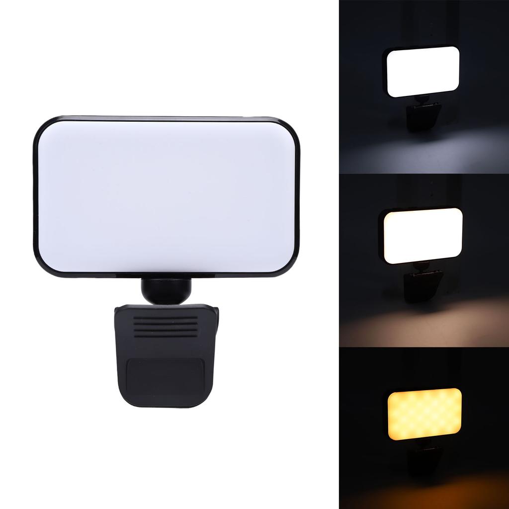 Portable LED Phone Light   Brightness Video Conference Lighting with Clip for Live Streaming Photography
