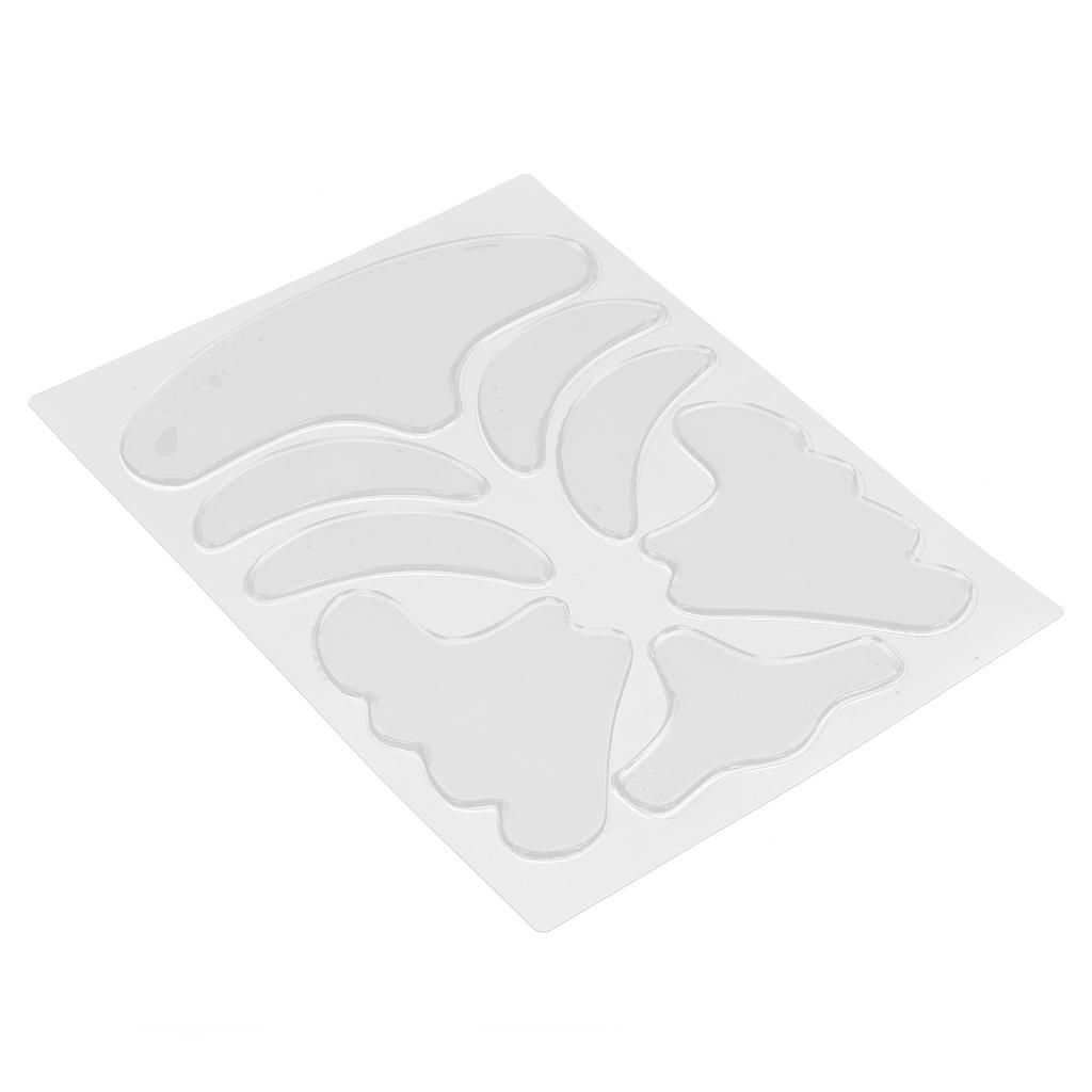 8 in 1 Reusable Face Wrinkle Patches Silicone Wrinkles Treatment Patch Fine Lines Remove Pads