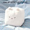 Plush Stinky Tofu Plush Toy Kawaii Cartoon Design Cat Plush Cushion Lying Cat Doll  Birthday Gift