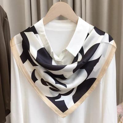 Camellia Xiaoxiangfeng Mulberry Silk Scarf Women'S Spring And Autumn Versatile 70 Square Scarf Scarf Silk Scarf