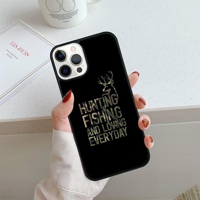 

hunting Fishing Sunset Phone Case For iPhone 17 Air 14 15 16 13 12 Cover For Apple Pro Max Plus Coque iPhone 11