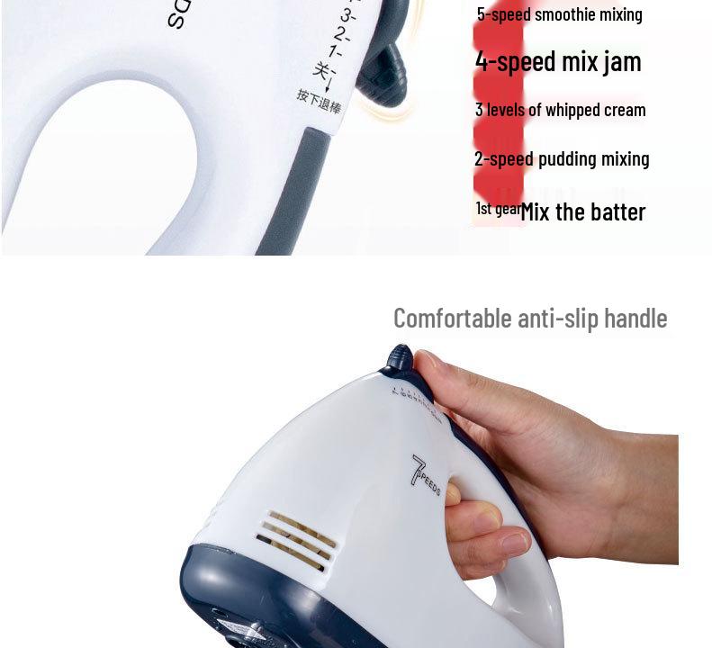 110V Electric Egg Beater Whisk CH-933 for Household Use