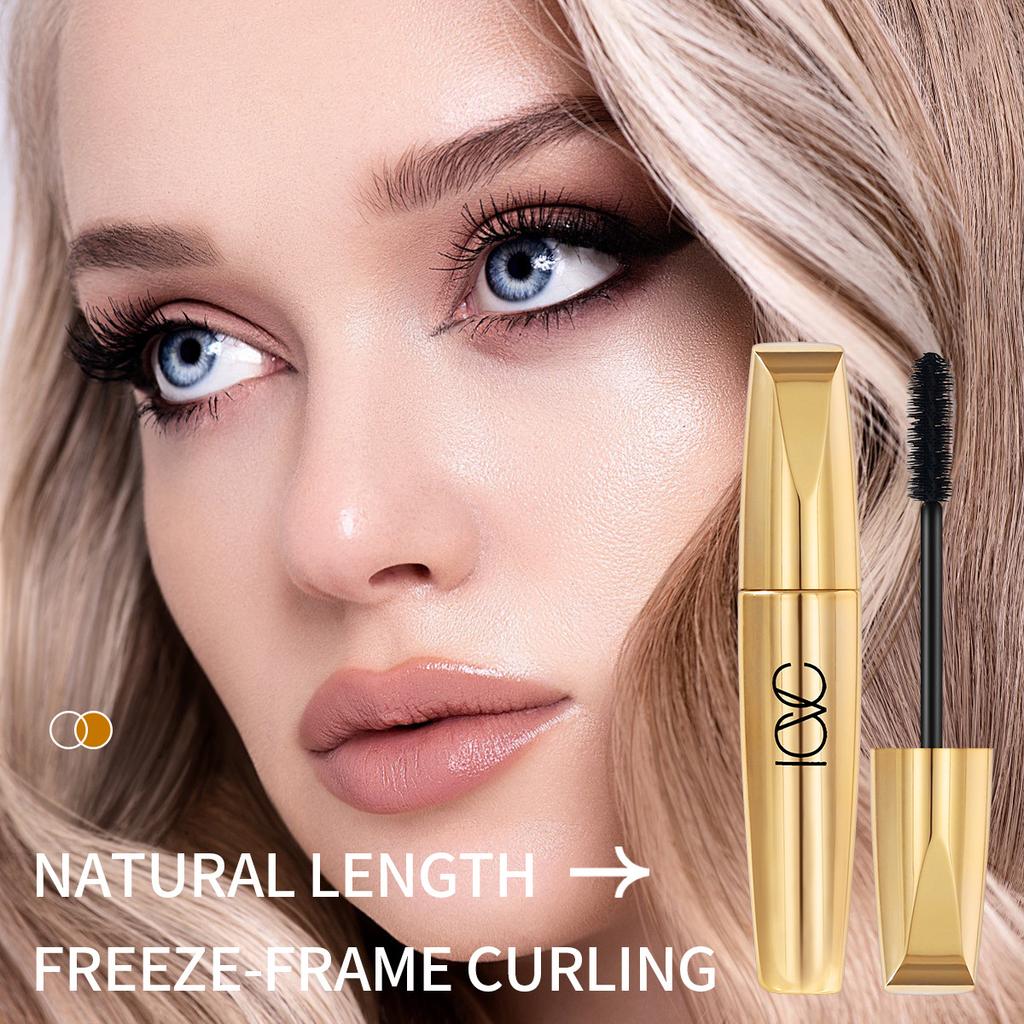 5D Mascara Eyelash Extension Volumizing Long-Wearing Smudge-Proof Thick Quick-drying Waterproof Black Mascara Eye Makeup