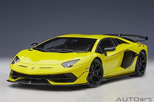 AUTOart 1/18 Lamborghini Aventador SVJ Pearl Yellow Finished Product