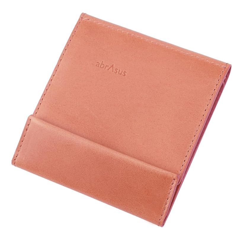 

[Abrasas] thin wallet Buttero leather edition men s Thin wallet made in Japan genuine leather pink