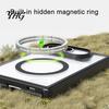 Slim Protective Cover for IPhone 2026 Magnetic Foldable Case iPhoneDuo, Full Hinge Protection, Rotating Durable Hard PC Smartphone Kickstand,