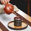 Yixing Zisha Master Teacup with 24 Solar Terms Engraving