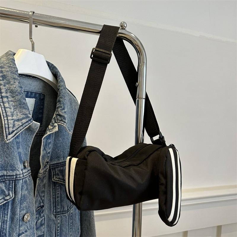 Nylon Fashion Striped Mother and Child Bag Women's New Casual Messenger Bag Shoulder Pillow Commuter Bag