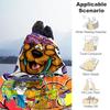 1pz Coperta da Esterno Scooby Doo in Flanella Leggera, Morbida e Calda, Utilizzo Stagione Unica per Divano