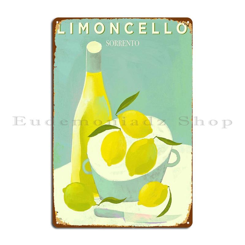 

Limoncello Di Sorrento Gillzmargita Metal Sign Wall Cave Iron Club Wall Cave Personalized Tin Sign Poster 20x30cm