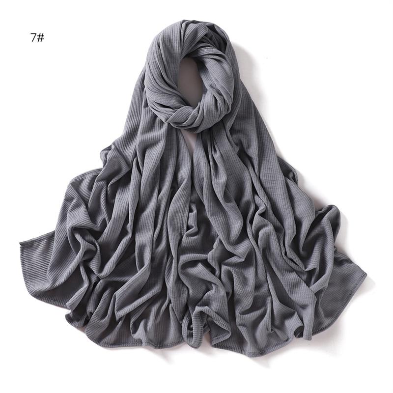

Plain Soft Breathable Ramadan Jersey Hijab Shawl Wrap Elastic Foulards Sjaal Arab Snood Islamic Muslim Turban Headband 170*70Cm
