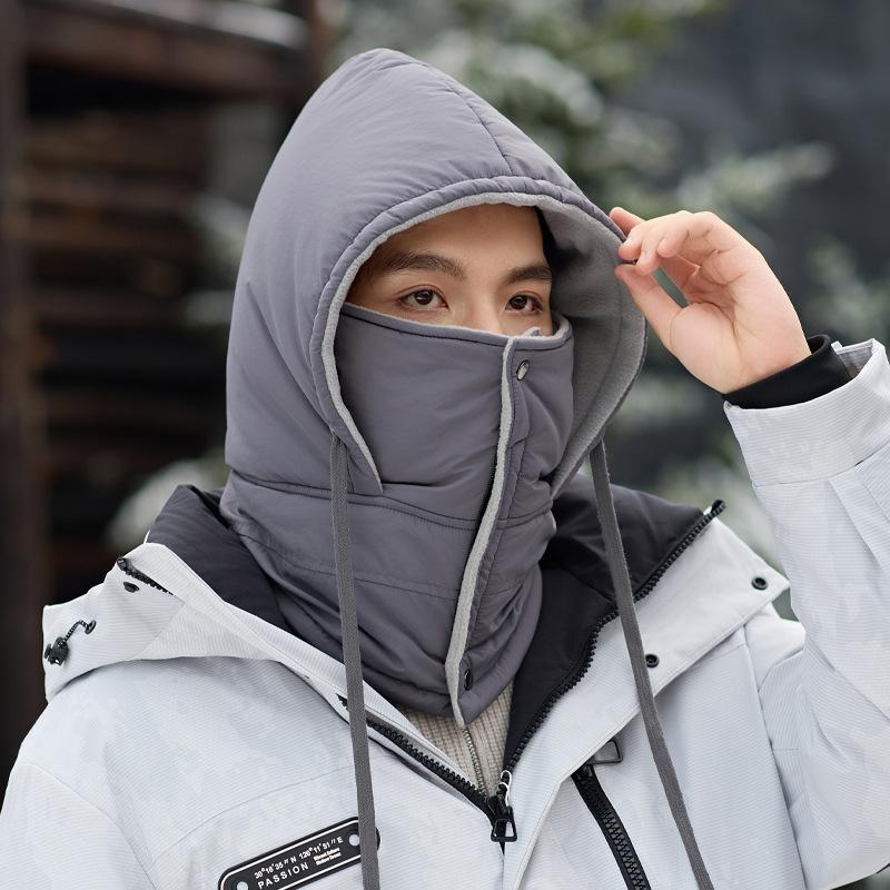 

Велосипедная шапка-шарф, интегрированная женская зимняя теплая ветрозащитная холодная крышка Lei Feng Hat Male