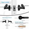 Bedroom Zinc Alloy Door Lock Handle Set Biometric Security Door Lock Smart Fingerprint Keyless Electronic Digital Lock