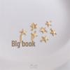 14K Gold-Plated Ocean Series Starfish Charm for DIY Jewelry - Bracelet, Necklace, Earrings, Pendant