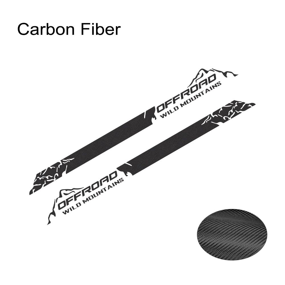 Universal Car Stickers Wild Mountain Style Decor Decals For Ford F150 Ranger Chevrolet Silverado Isuzu Dmax Toyota Hilux Tundra