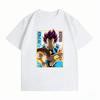 Dragon Ball Vegeta God Of Destruction Print T-Shirt Casual Short Sleeve Cotton Anime Streetwear Unisex's T-Shirt