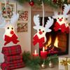 Battery Powered Christmas Elk Fairy String Lights, 10/20 LED Reindeer Lights for Indoor Bedroom, Xmas Tree & Holiday Party Decor