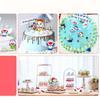 Entzückende Miniatur Tinkerbell Katze Geburtstagsszene Creme Wende Zucker Kuchen Puppen Set