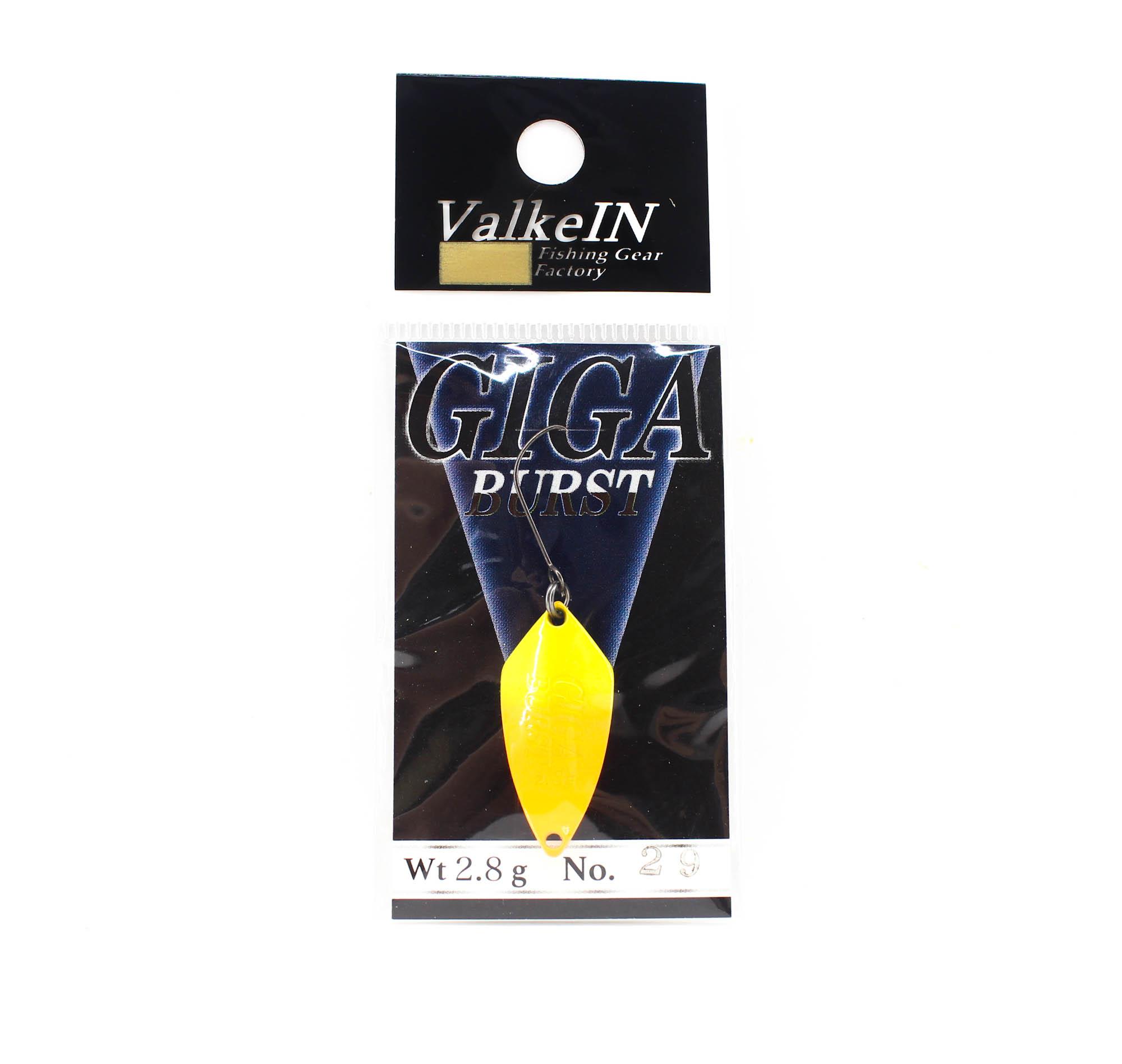 

Valkein Spoon Giga Burst 2.8 grams Sinking Lure No.29 (0253)