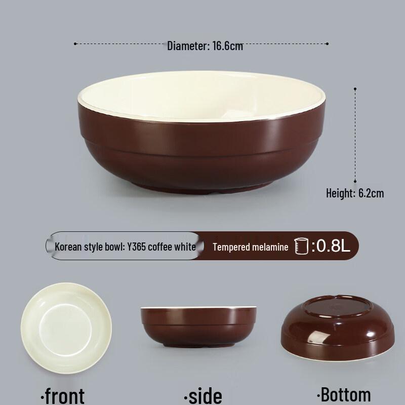Thickened Melamine Imitation Porcelain Bowl