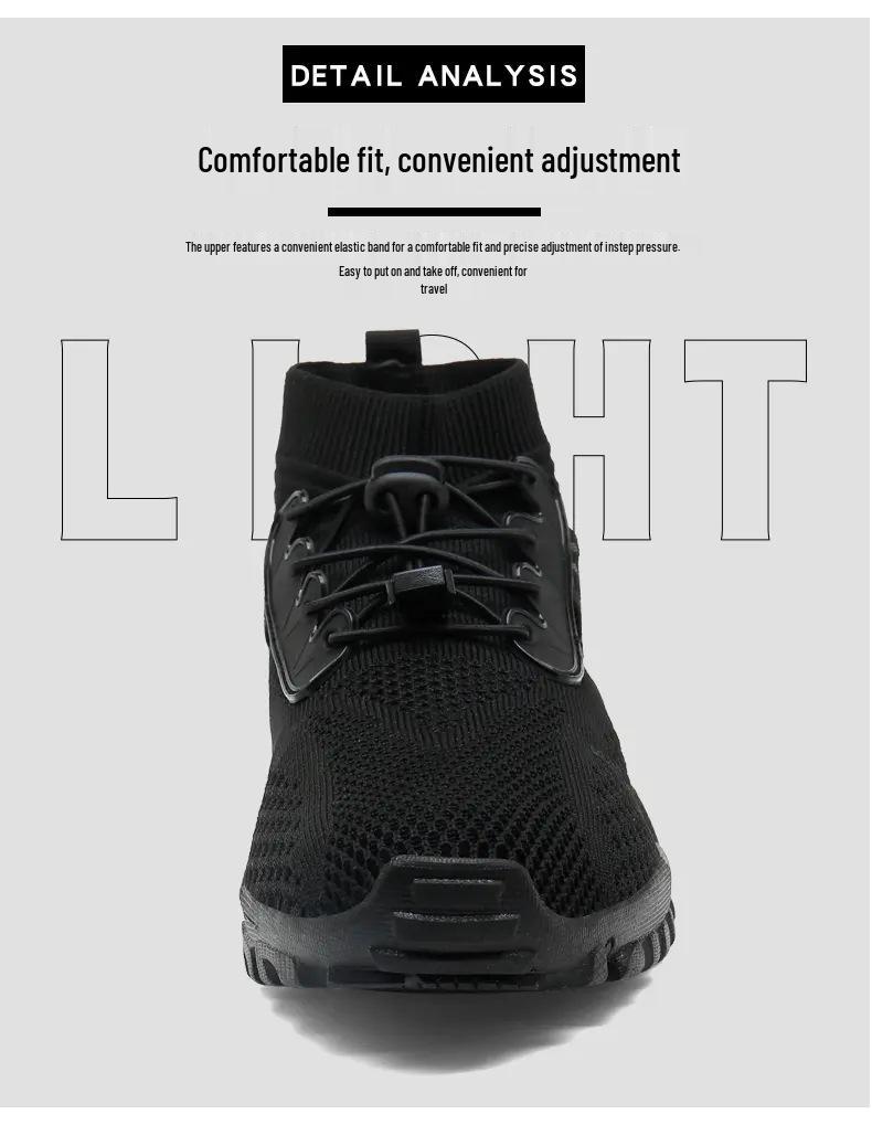 Men's Summer Flyknit Slip-on Mesh Casual Sports Shoes