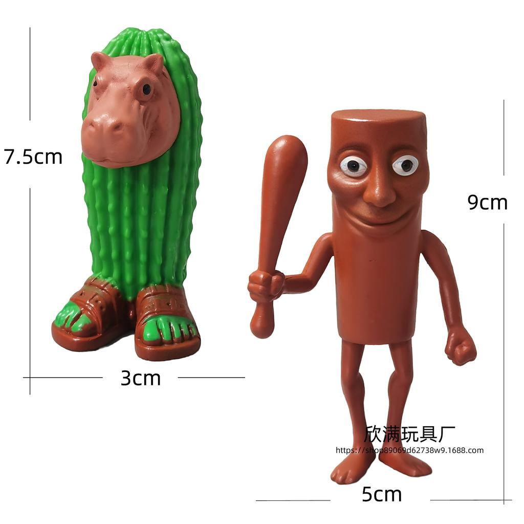 6-18pcs tung sahur figure cartoon toy tralalero tralala bombardment crocodile shimpanzini bananini figures model decoration doll
