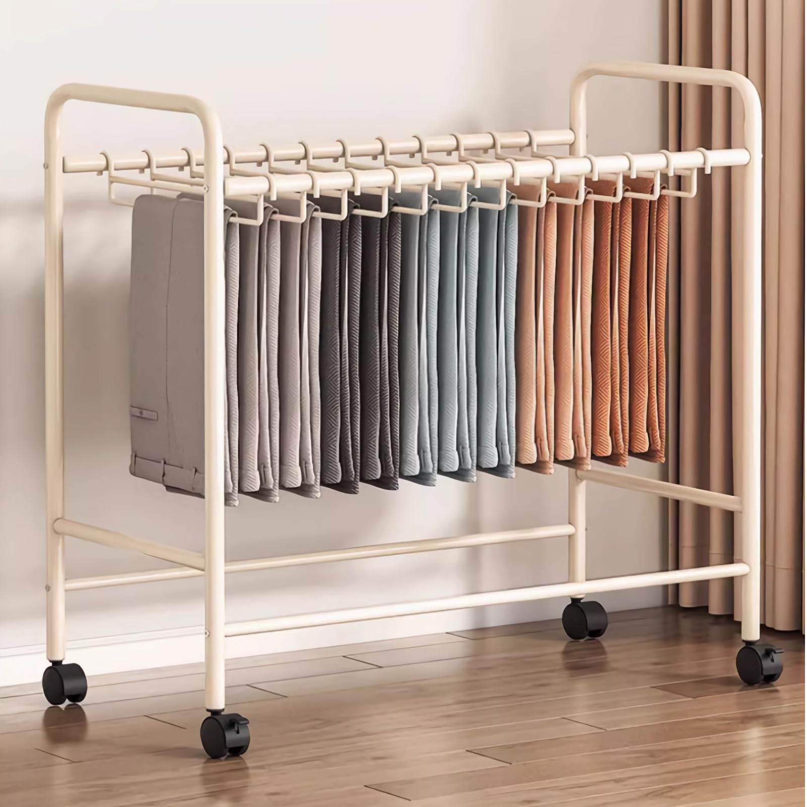 

Slack Large Holds 20 Swing with Easy Hanger Pants Easy Assembly 60cm Holds 20 [ClutterFree] Hanger, Capacity, Pants, Type, Casters, Access, Rack,