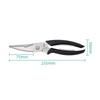 3mm Thick Stainless Steel Chicken Bone Scissors ABS Comfort Handle Kitchen Shear With Fish Scaler Hand Tools For Home