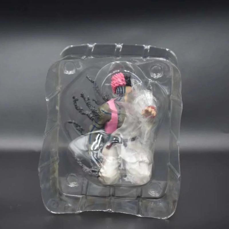 New 17cm Demon Slayer Akaza Hakuji Anime Figure Model Doll Action Figurine Pvc Decoration Peripheral Desktop Ornament Decor Toy Model Toy for Fans