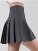 Mini jupes plissées grises pour femmes, jupe courte trapèze taille haute, Style universitaire, Style coréen, noir et blanc, été