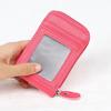 Card Bag Multi-card Organ Zipper Wallet Color Multi-color Candy Color Pu Bag Customized On Demand