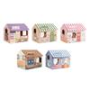 Corrugated Cardboard Cat House with Scratching Pad for Kittens