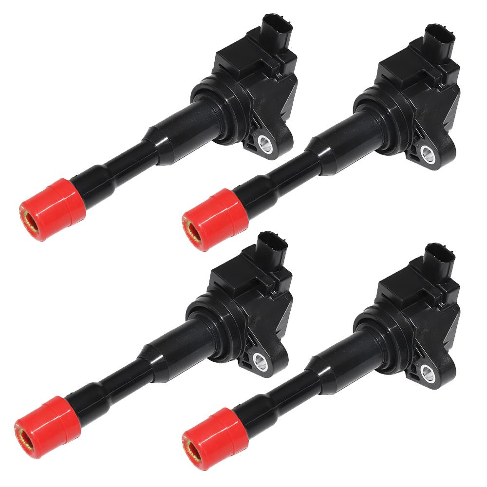 4x Катушки зажигания Для HONDA CIVIC VIII 1.3 1.4 JAZZ II FIT GD 30521-PWA-003 CM11108 30521PWA003 30521REAZ01 Аксессуары Задние 4pcs