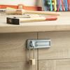 Master Lock Brass Padlock with Long Shackle, Key, 30x97x12 mm