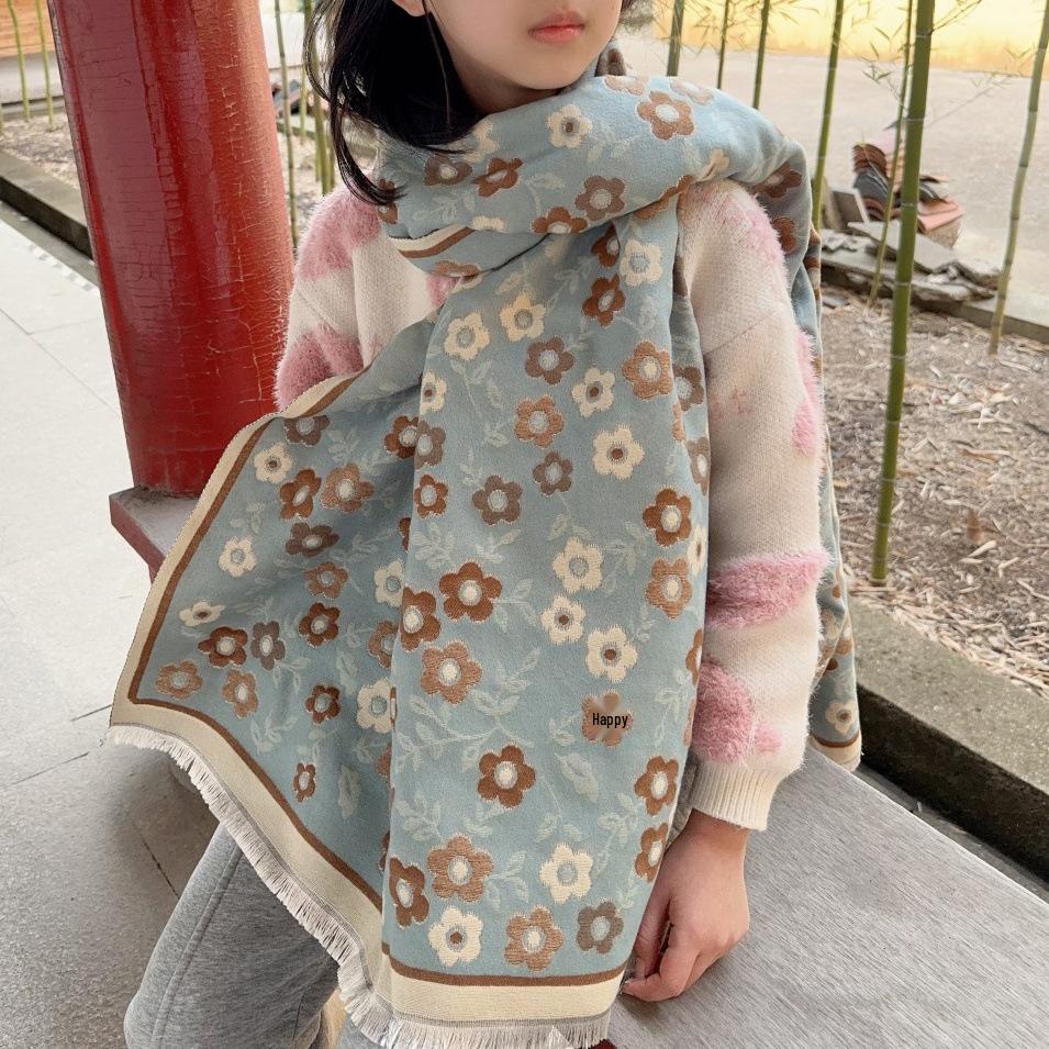 2025 Best-Selling Women's Winter Scarf: High-End Imitation Cashmere Knit Shawl, Warm Stylish Neck Warmer
