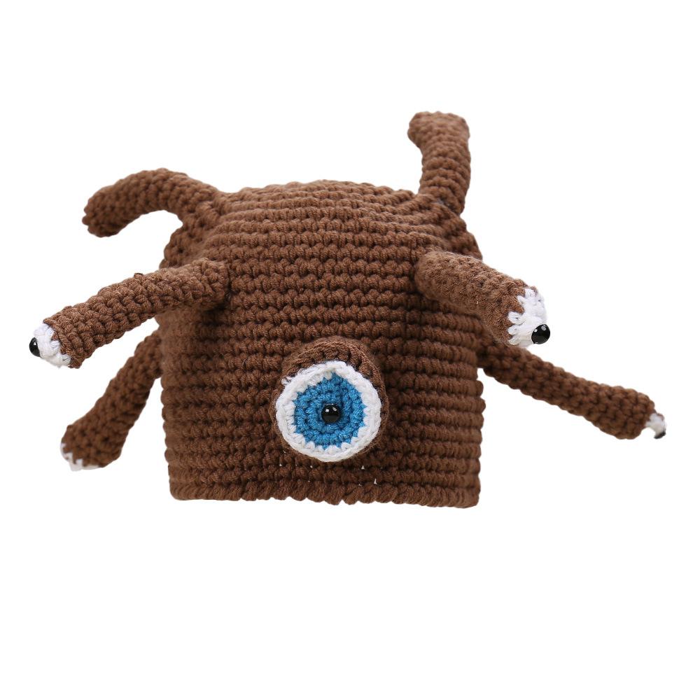 Autumn and Winter New Cartoon Funny Hand-woven Knitted Party Dance Cos Personalized Warm Wool Hat