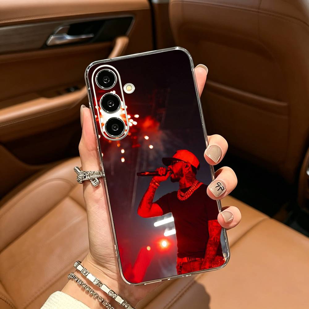 Rapper A- Anuel AA Rea Clear Soft Silicone Phone Case for Samsung Galaxy A71, A70, A52, A51, A40, A30