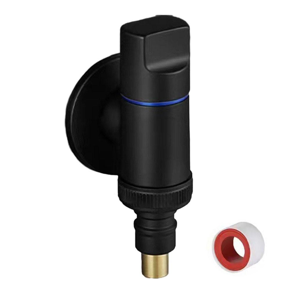 Water Stop Valve Angle Valve With Raw Tape Stainless Steel