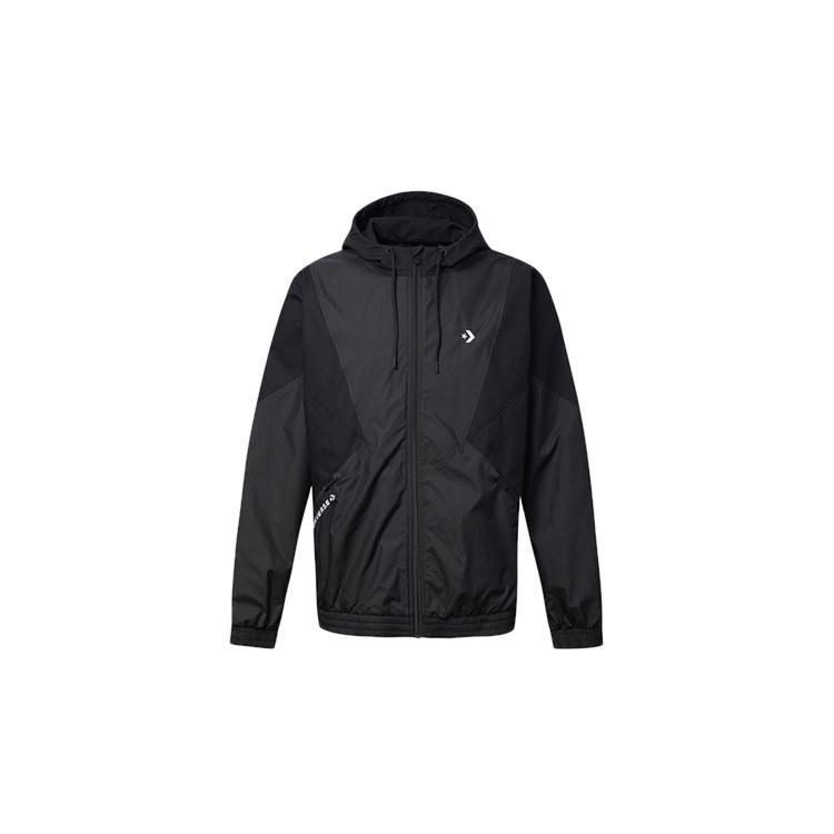 Converse Archive Track Jacket Asia Sizing Black Men s 10019993-001 M