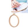 2pcs Beech Wood Cross Stitch Hoop 6 Inch Embroidery Frame Wooden Embroidery Hoop  For Art Craft