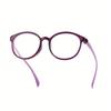 3 PCS Classic Round Reading Glasses Suitable for Elderly Men and Women Suitable for Reading and Watching TV