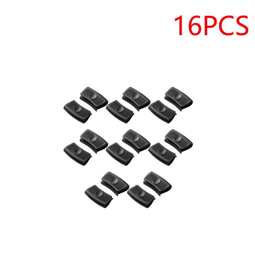 8-30PCS Pot Handle Holder Heat Resistant Silicone Pot Holder Sleeve Anti Scalding Pot Holder Clip Cooking Tool Kitchen Gadgets
