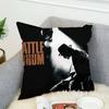 U-U2 Kussensloop Albumhoes Bank Decoratie Huis Dubbelzijdig Printen Kort Pluche Leuke Kussenhoes