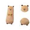 Long Capybara Plush Pillow Stuffed Animal Soft Figurine Cartoon Toy Cushion for